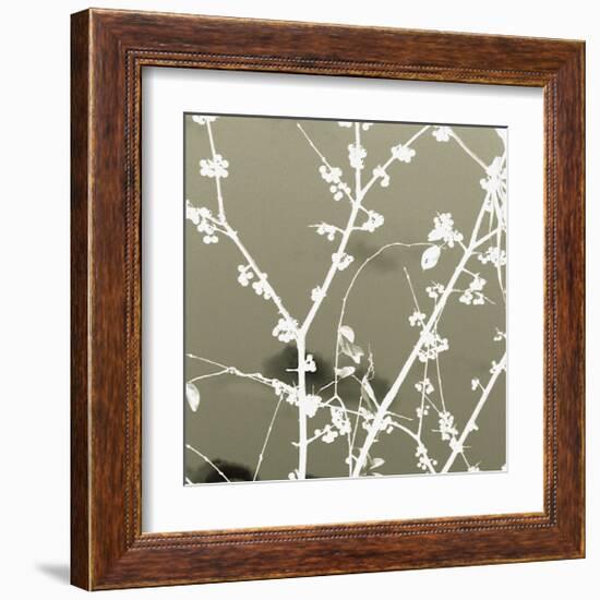 Autumn Branch (tan)-Jenny Kraft-Framed Giclee Print