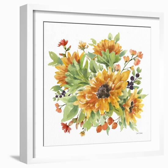 Autumn Breeze V-Leslie Trimbach-Framed Art Print