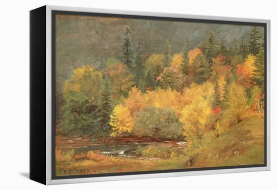 Autumn by the Brook, 1855-Jasper Francis Cropsey-Framed Premier Image Canvas