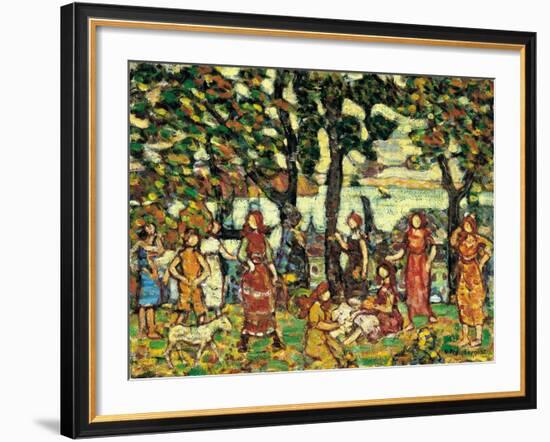 Autumn, Ca. 1918-1923-Maurice Brazil Prendergast-Framed Giclee Print