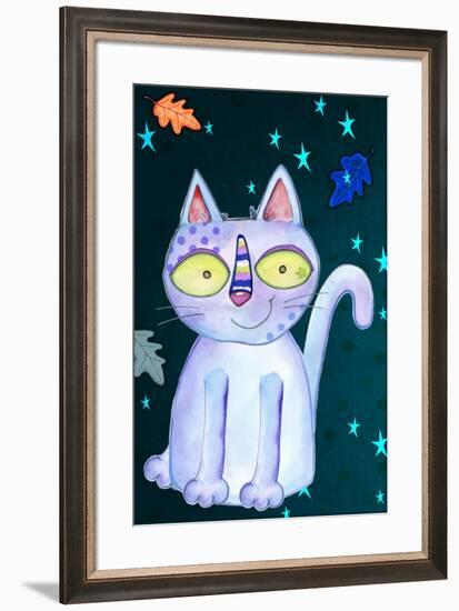 Autumn Cat-Valarie Wade-Framed Giclee Print