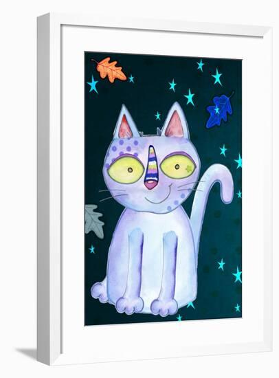 Autumn Cat-Valarie Wade-Framed Giclee Print