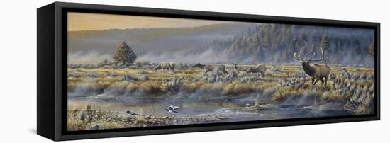 Autumn Classic - Elk-Wilhelm Goebel-Framed Premier Image Canvas