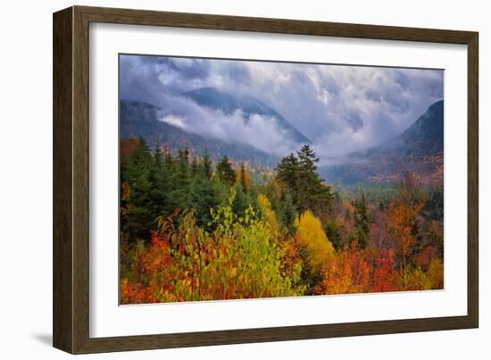 Autumn Cloudscape Kancamagus Highway, New England-Vincent James-Framed Photographic Print