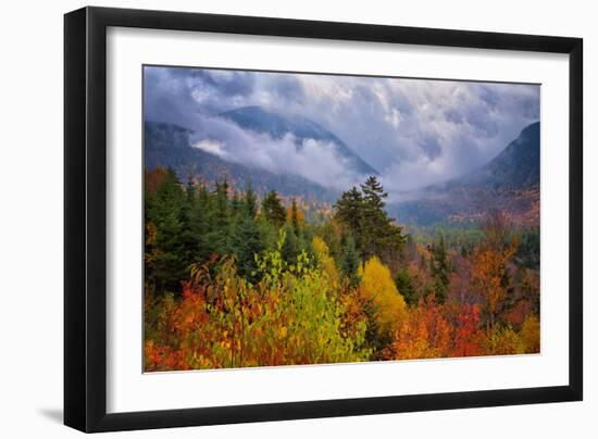 Autumn Cloudscape Kancamagus Highway, New England-Vincent James-Framed Photographic Print