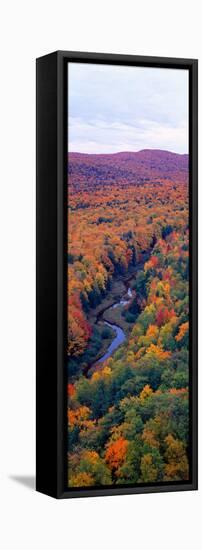 Autumn Color at Porcupine State Park, Michigan's Upper Peninsula, Michigan-null-Framed Stretched Canvas