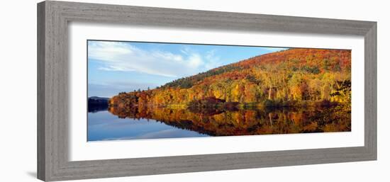 Autumn Colors Along Connecticut River, Brattleboro, Vermont-null-Framed Photographic Print