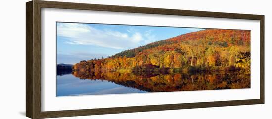Autumn Colors Along Connecticut River, Brattleboro, Vermont-null-Framed Photographic Print