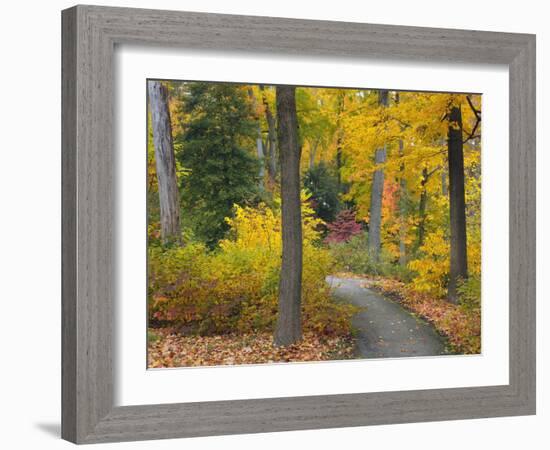 Autumn Colors in Black and White, Longwood Gardens, Pennsylvania, Usa-Adam Jones-Framed Photographic Print