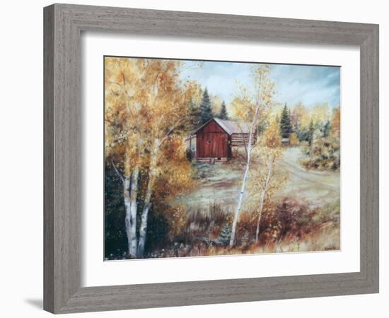 Autumn Colors Quadville On-Kevin Dodds-Framed Giclee Print