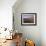 Autumn Colours and Rainbow over Illuklettar Near Skaftafellsjokull Glacier Seen in the Distance-Patrick Dieudonne-Framed Photographic Print displayed on a wall