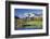 Autumn Colours Beside Loughrigg Tarn with Views to the Snow Dusted Mountains of the Langdale Pikes-Adam Burton-Framed Photographic Print