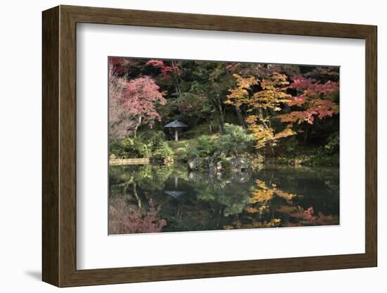 Autumn Colours Reflected in Hisagoike Pond-Stuart Black-Framed Photographic Print