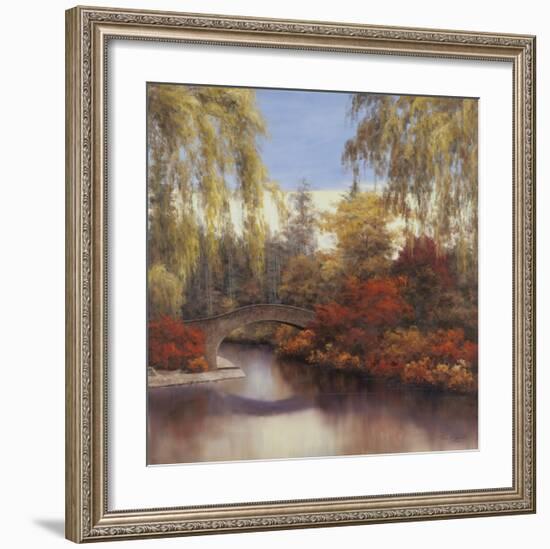 Autumn Crossing-Diane Romanello-Framed Art Print