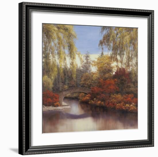 Autumn Crossing-Diane Romanello-Framed Art Print