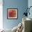 Autumn Dahlias 1-Vera Hills-Framed Premium Giclee Print displayed on a wall