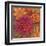 Autumn Dahlias 1-Vera Hills-Framed Art Print