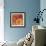 Autumn Dahlias 2-Vera Hills-Framed Premium Giclee Print displayed on a wall