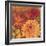 Autumn Dahlias 2-Vera Hills-Framed Art Print