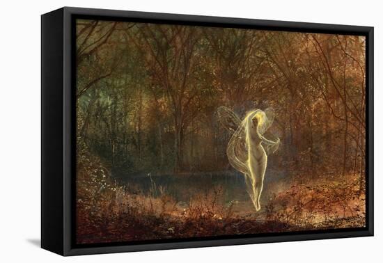 Autumn - 'Dame Autumn Hath a Mournful Face' - Old Ballad. 1871-John Atkinson Grimshaw-Framed Premier Image Canvas