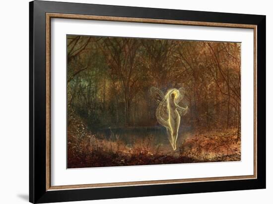 Autumn - 'Dame Autumn Hath a Mournful Face' - Old Ballad. 1871-John Atkinson Grimshaw-Framed Giclee Print