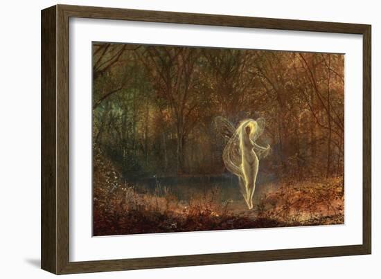 Autumn - 'Dame Autumn Hath a Mournful Face' - Old Ballad-John Atkinson Grimshaw-Framed Giclee Print