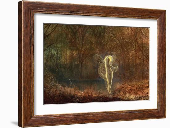 Autumn - 'Dame Autumn Hath a Mournful Face' - Old Ballad-John Atkinson Grimshaw-Framed Giclee Print