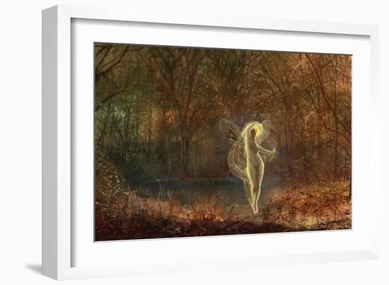 Autumn - 'Dame Autumn Hath a Mournful Face' - Old Ballad-John Atkinson Grimshaw-Framed Giclee Print