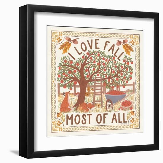 Autumn Days II-Laura Marshall-Framed Art Print