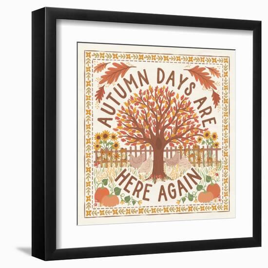 Autumn Days III-Laura Marshall-Framed Art Print