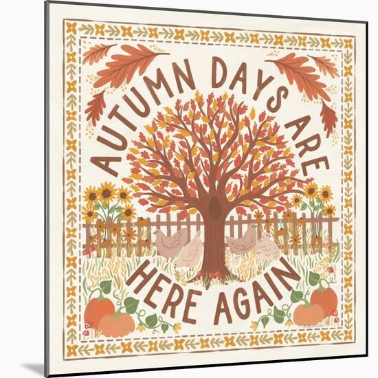 Autumn Days III-Laura Marshall-Mounted Art Print