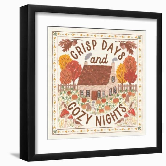 Autumn Days IV-Laura Marshall-Framed Art Print