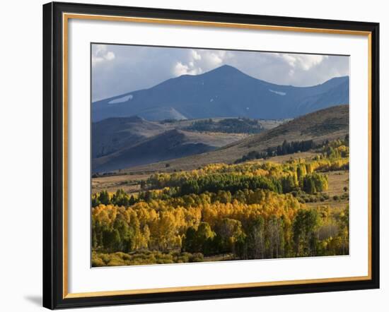 Autumn Descends on the Eastern Sierra Mountains-null-Framed Photographic Print