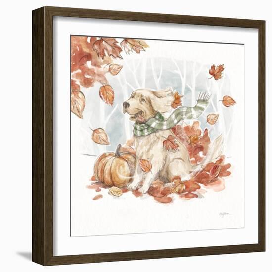 Autumn Dogs II-Mary Urban-Framed Art Print