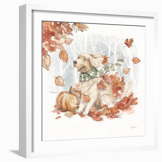 Autumn Dogs II-Mary Urban-Framed Art Print