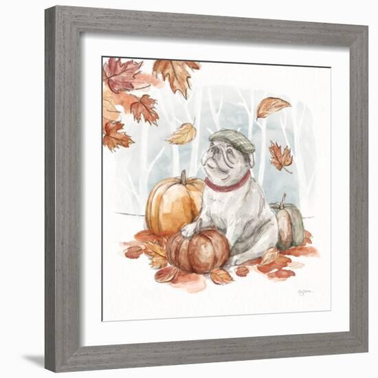 Autumn Dogs V-Mary Urban-Framed Art Print