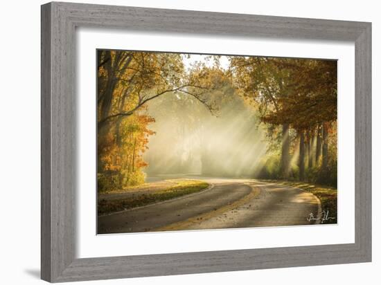 Autumn Drive-5fishcreative-Framed Giclee Print