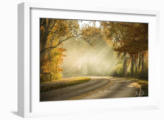 Autumn Drive-5fishcreative-Framed Giclee Print