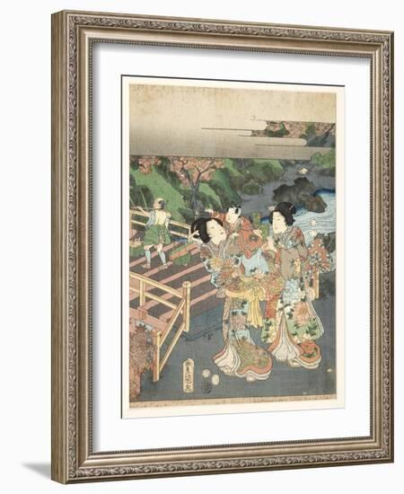 Autumn, Early 1850s-Utagawa Kunisada-Framed Giclee Print