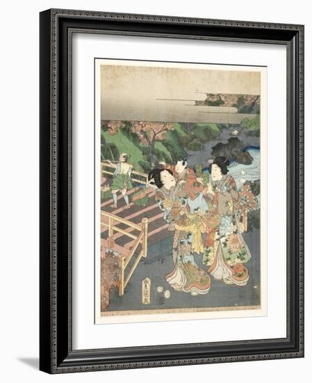 Autumn, Early 1850s-Utagawa Kunisada-Framed Giclee Print