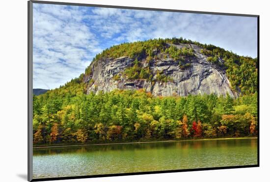 Autumn Echo Lake State Park, New Hampshire, USA-Michel Hersen-Mounted Photographic Print