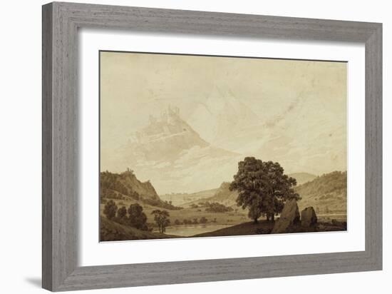 Autumn, Evening, Maturity, from the Seasons, Times of Day, and Ages of Man Cycle, 1803-Caspar David Friedrich-Framed Giclee Print