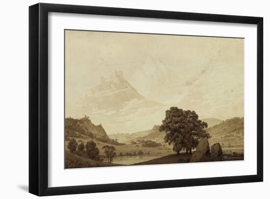 Autumn, Evening, Maturity, from the Seasons, Times of Day, and Ages of Man Cycle, 1803-Caspar David Friedrich-Framed Giclee Print