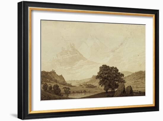 Autumn, Evening, Maturity, from the Seasons, Times of Day, and Ages of Man Cycle, 1803-Caspar David Friedrich-Framed Giclee Print