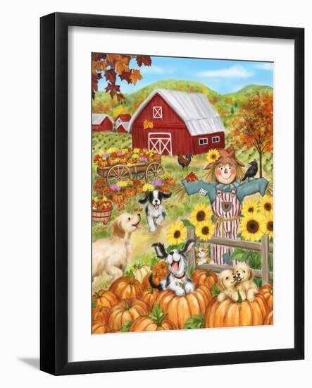 Autumn Farm-MAKIKO-Framed Giclee Print