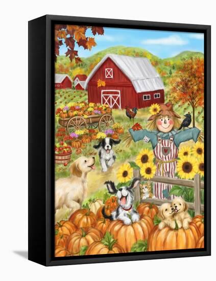 Autumn Farm-MAKIKO-Framed Premier Image Canvas