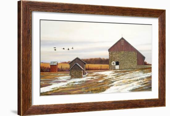 Autumn Flight-Jerry Cable-Framed Art Print