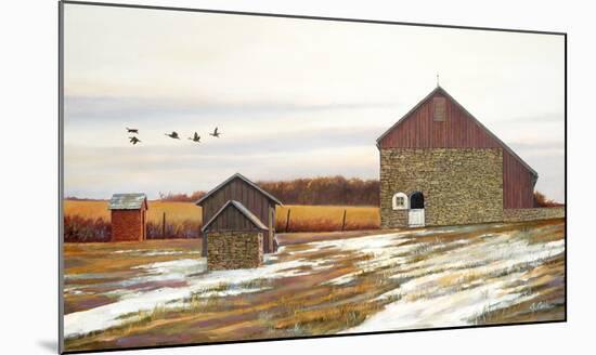 Autumn Flight-Jerry Cable-Mounted Art Print
