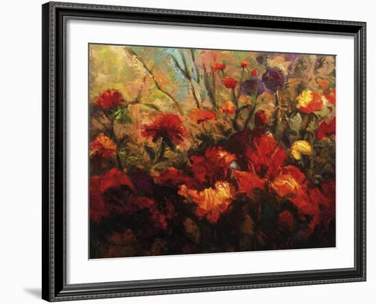 Autumn Florals-Kanayo Ede-Framed Giclee Print