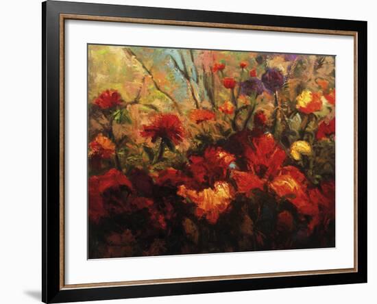 Autumn Florals-Kanayo Ede-Framed Giclee Print